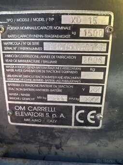 Prodám vzv OM PIMESCO XD 15. - 5