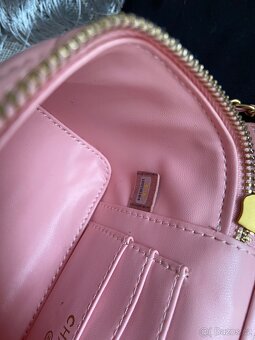 Kabelka Chanel Vanity z kůže, růžová se zlatými komponenty - 5
