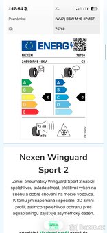 Nexen Winguard Sport 2 245/50 R18 4ks - 5