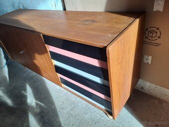 retro komoda J. JIROUTEK č.4 - top stav - 5