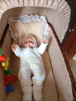 Retro kočárek pro panenky - 5