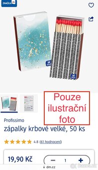 Dekorace na zeď a krbové zápalky se sovičkou - 5