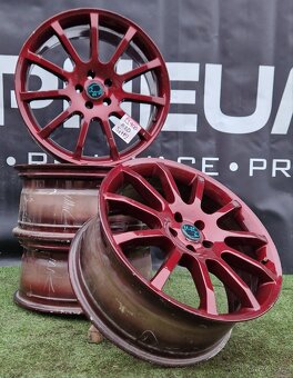 5x112 disky R20 červená POUŽTÝ STAV - 5