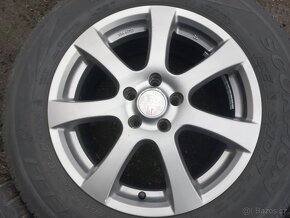 Prodám sadu ALU kol Alutec 235/60R17 zimní - 5