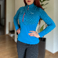 Modrá sportovní mikina zn. Salewa polartec - 5