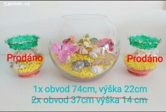 Obří číše a skleněné koule od 799,- - 5