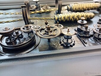 STEAMPUNK RECYCLE ART - KOMETA - Asambláž patinovaný kov - 5