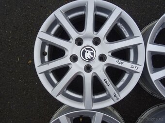 Alu disky Škoda Octavia, 15", 5x112, ET 43, šířka 6J - 5