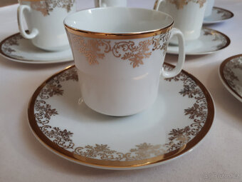 Sada šesti hrnečků s podšálky - 5