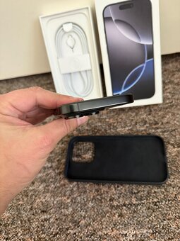iPhone 16 Pro 256gb Black. Stav noveho, 18m zaruka, obal. - 5