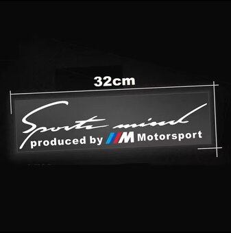 Sport mind produced by ///M Motorsport nálepka - 5