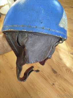Stará dobová helma přilba kokos na veterán - 5