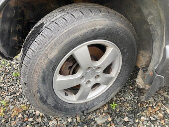 hyundai santa fe 1 alu kola zimní pneu 225/70r16 - 5