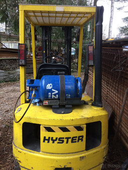 Vysokozdvižný vozík Hyster, LPG, 2t, dobrý stav - 5