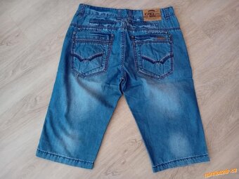 PÁNSKÉ LETNÍ KRAŤASY - vel.M/L - /zn.Green - Jeans - 5