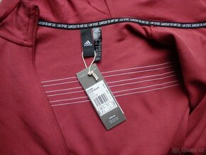 Sportovní vínová mikina - Adidas (vel M/L) - 5
