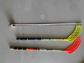 2x Florbalová hokejka +vak +bryle+ míček - 5