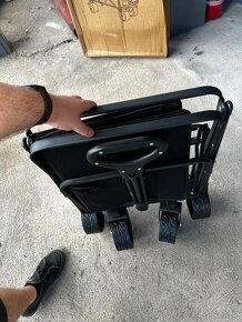Kvalitni , kempingový - skládací, plážový ,kovový vozík - 5