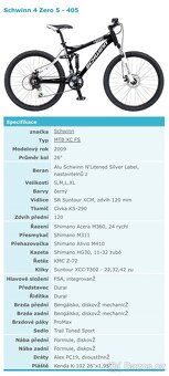 Horske kolo celoodpruzene Schwinn 405 - 5