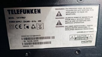 Tv TELEFUNKEN model T 24 TX 189 LP s dálkovým ovladačem. - 5