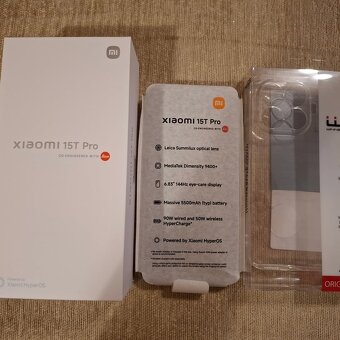 Xiaomi 15T Pro 12GB/512GB Mocha Gold - 5