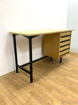 Retro psací stůl 70. léta industriální - 5