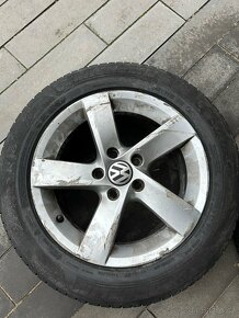 Alu kola 5x112 r16 s letním pneu (45) - 5