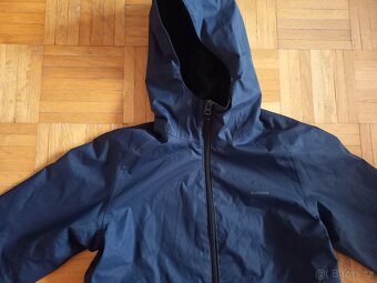 Turistická bunda nepromokavá větrovka Quechua 146/152 - 5