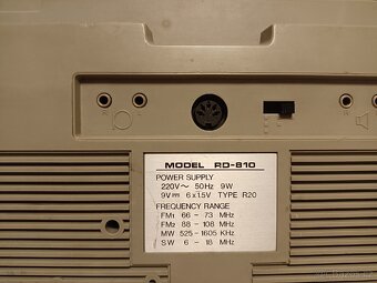 Fair Mate RD810, radiomagnetofon retro kazeťák - 5
