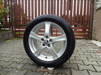 ZÁNOVNÍ ZIMNÍ ALU 17" 5x112 pneu 215/55R17 Superb, Passat - 5