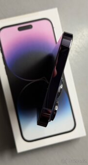 Prodám iPhone 14 Pro Max 256 Deep Purple e-SIM - 5