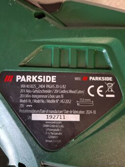 Aku řetězová pila PARKSIDE PAGHS 20-Li B2 - 5