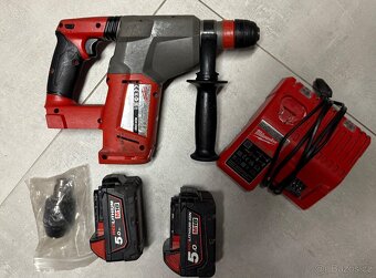 Milwaukee aku kombi kladivo sds plus set - 5