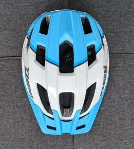 Cyklo helma EXTEND Theo White-Sky Blue velk. S/M 55-58cm - 5