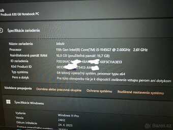 Predám HP Probook 630 g8 - 5