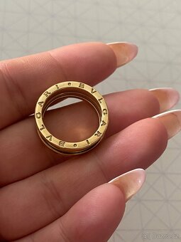 Zlatý prsten Bvlgari 18k - 5