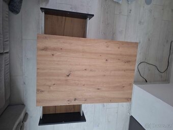 Konferenční stolek, stolek pod TV, dub,102/68 cm - 5