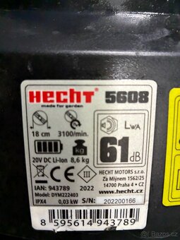HECHT 5608 5ah baterie - 5