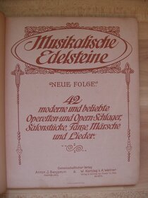 Musikalische Edelsteine noty na piano, z roku 1915 - 5