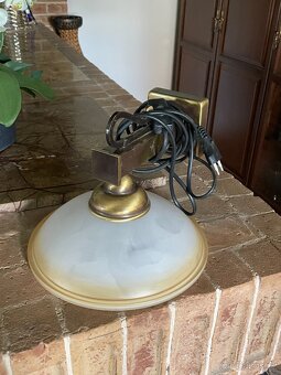 Krásný lustr + jedna nástěnná lampa - 5