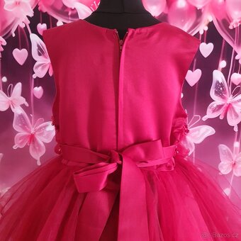 Dětské slavnotní asymetrické šaty - 5