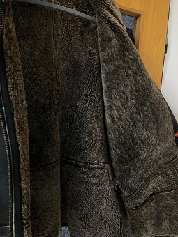 Pánská zimní kožená bunda - 5