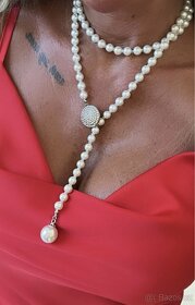 Luxusní perlový náhrdelník - krásný dárek na Vánoce - 5