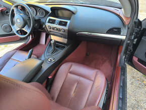 E63 Pre-lci Červený kožený interiér - 5