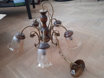 Rustikální lustr - 5