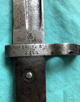 Rakousko-uherský nožový bodák M1888 – komplet - 5