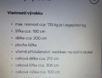 Manželská postel s rošty - 5