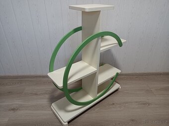 Zajímavý starožitný květinový stojan ART DECO - 5