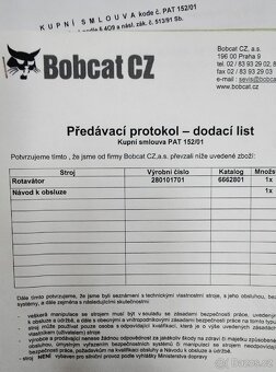 Půdní rotavator Bobcat na smykový nakladač Novotný - 5