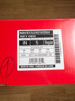 Prodám inline brusle CCM Tacks RHAS550 vel.5 - 5